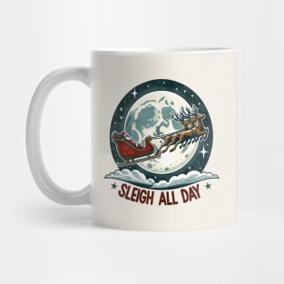 Sleigh All Day Winter Christmas Mug